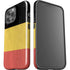 Belgium Flag Distressed iPhone 13 Pro Max Impact Case
